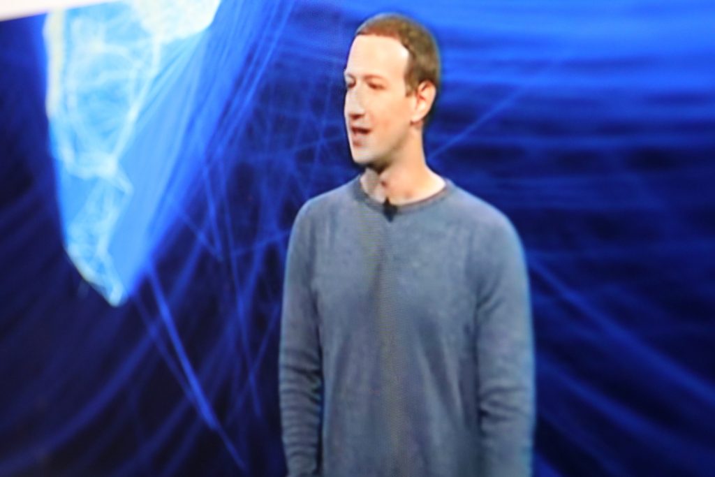 Mark Zuckerberg auf der F8 Konferenz; Rechte: WDR/Schieb