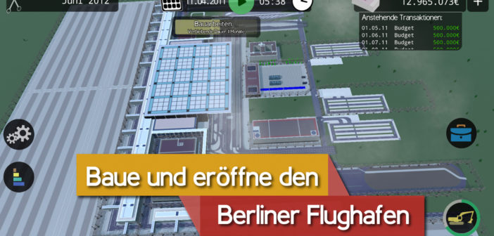 Eine Szene aus dem Game "BER Bausimulator". Bild: Illusive Reflection
