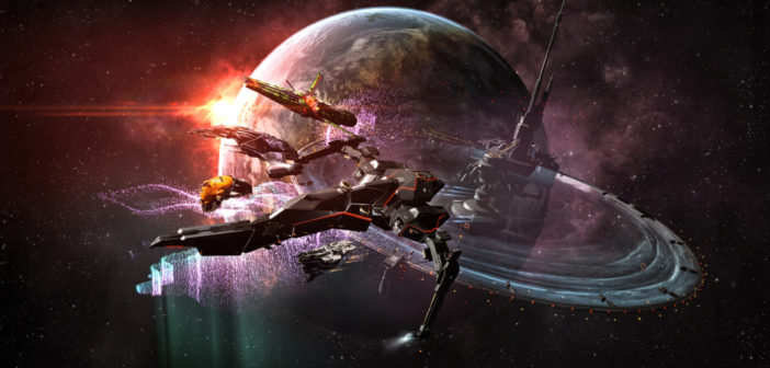 Eine Szene aus dem Spiel "Eve Online". Bild: CCP Games