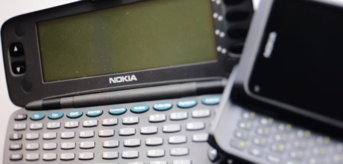 Nokia Communicator 9000: Ein smares Phone, aber noch kein Smartphone; Rechte: WDR/Schieb