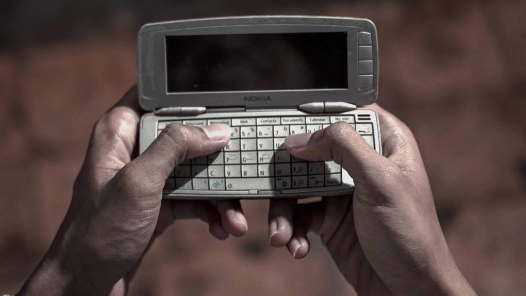 Nokia Communicator: Klein und mit ausklappbarer Tastatur, Rechte: WDR/Schieb