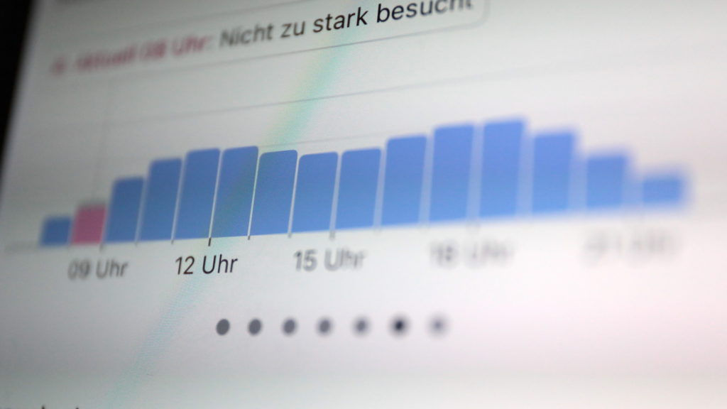 Statistische Infos über eine Location: Wann gibt's Stoßzeiten?; Rechte: WDR/Schieb