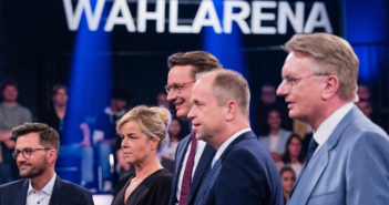 "Wahlarena" mit den Spitzenkandidaten zur Landtagswahl (Foto: dpa)